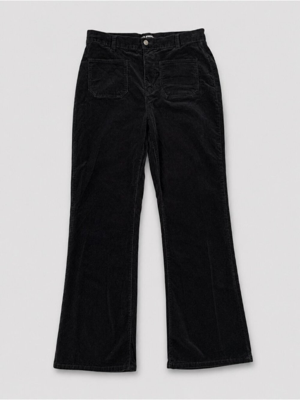Joe Fresh High Rise Relaxed Flare Corduroy Pants - Picture 2 of 7